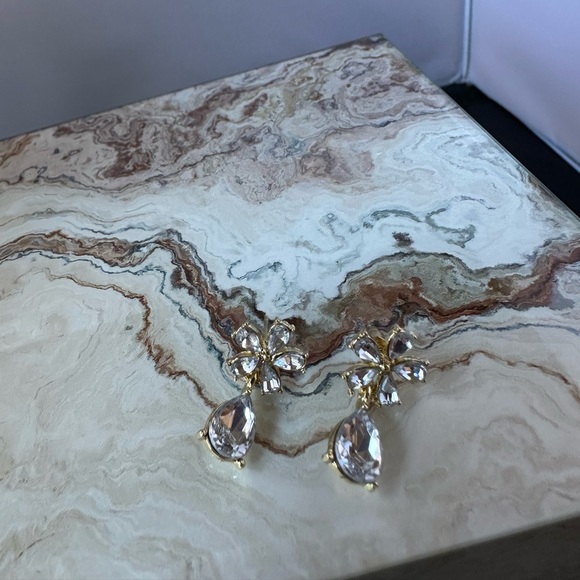 Elegant Crystal Drop Earrings - Picture 2 of 6